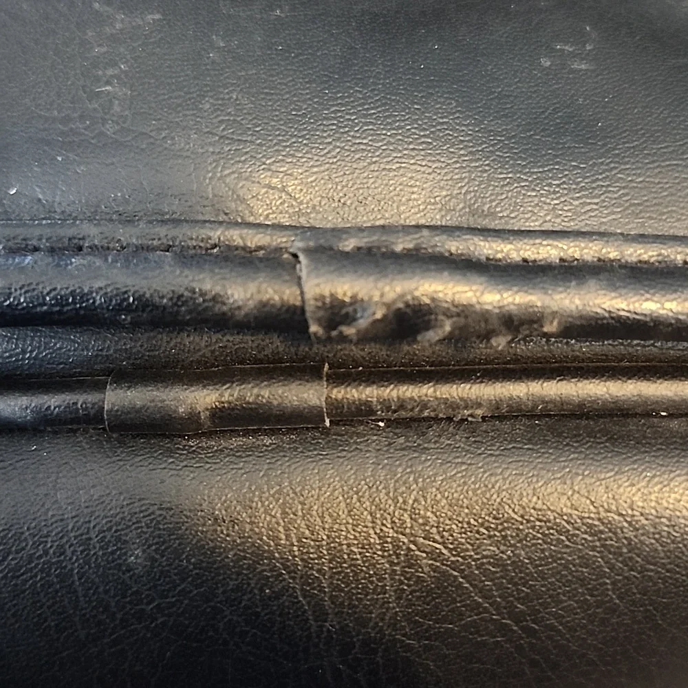 Black Leather Men's Bag